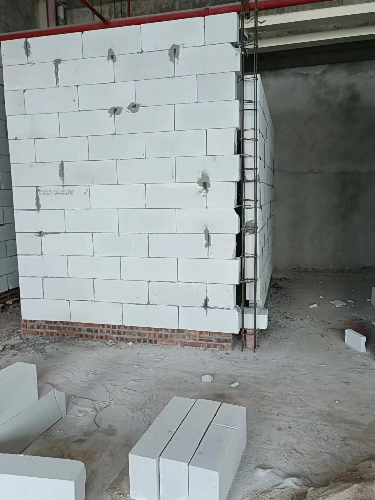 轻质砖隔墙施工示例